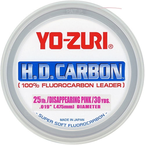 CARBON FLUOROCARBON Leader 40lb-100yd NEW YO-ZURI H.D #R1080-CL FREE USA SHIP!